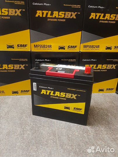 Аккумулятор Atlas 45ah 55B24L Корея
