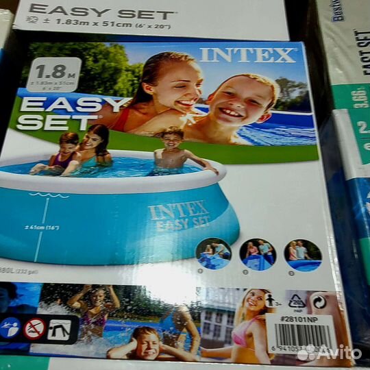 Бассейн Надувной бэствэй, Интекс 183,244,305,366