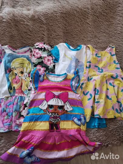 Детская одежда для девочек пакетом