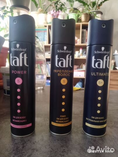 Лак для волос taft