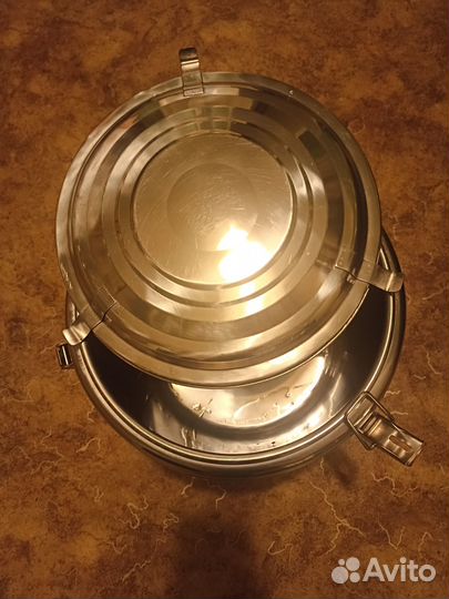 Кастрюля термос с герметичной крышкой, гастроемкос