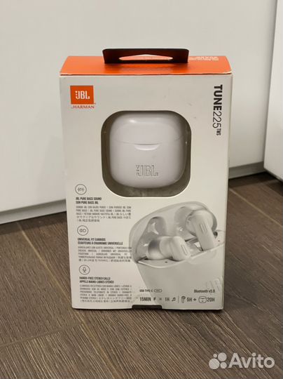 Беспроводные наушники jbl tune 225 tws