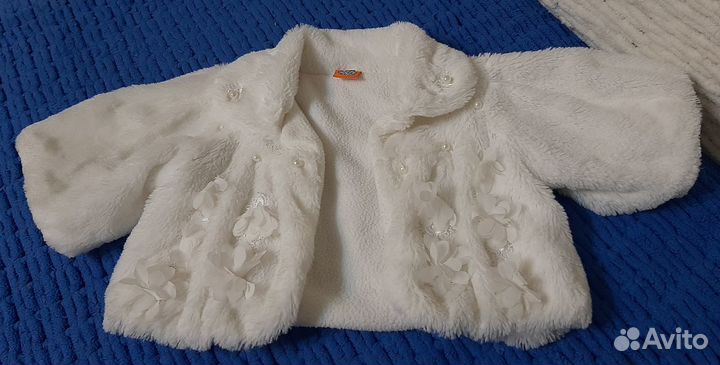 Меховое болеро для девочки
