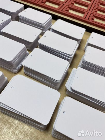 Бирки без печати