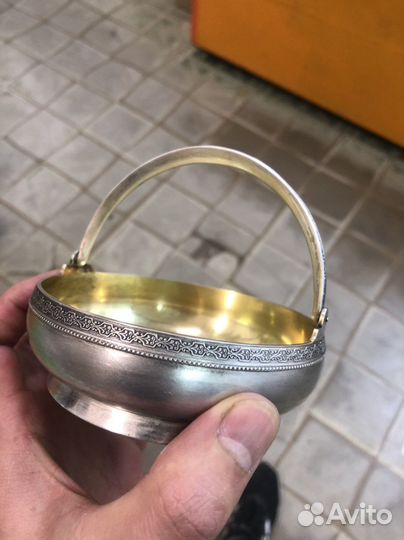 Икорница, конфетница, сахарница СССР серебро