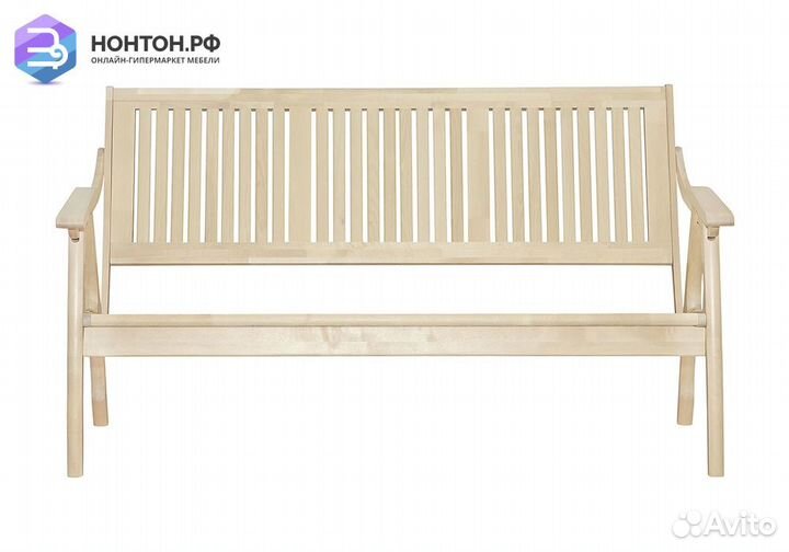 Диван-скамья Массив с решеткой