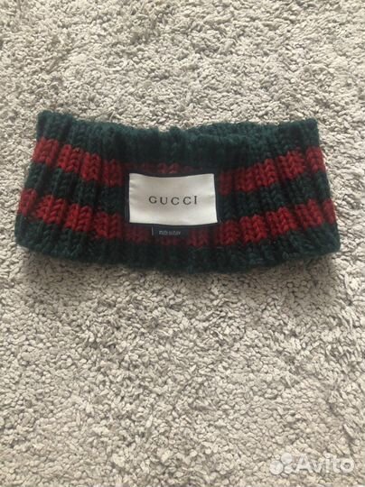 Повязка на голову вязаная