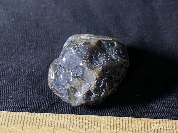 Агат черный (лот 2шт)