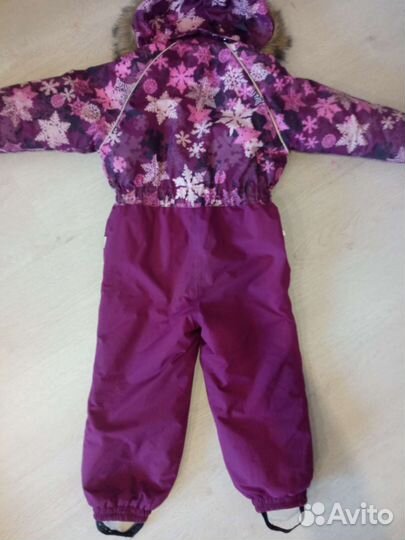 Зимний слитный комбинезон huppa на 116 см