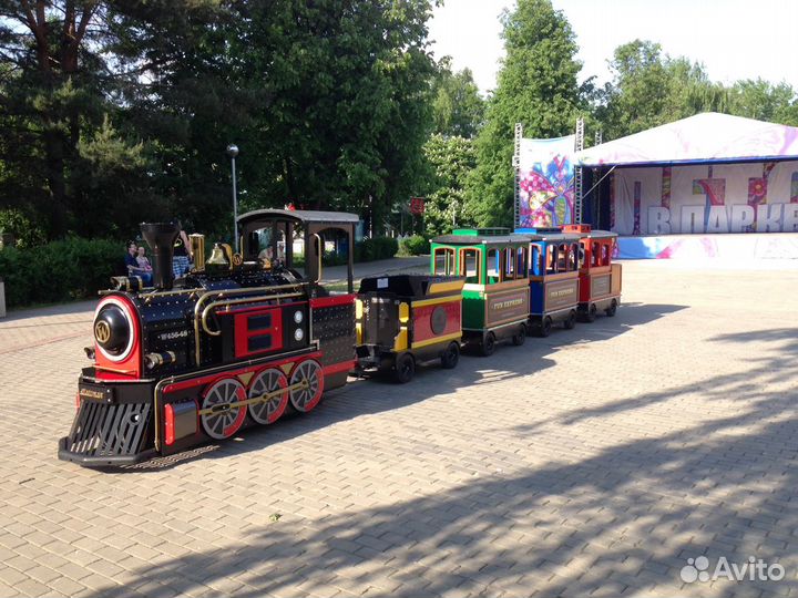 Аренда аттракциона паровозика Wattman на праздник