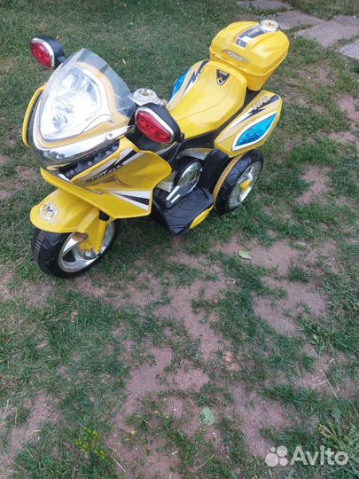 Детский мотоцикл на аккумуляторе бу