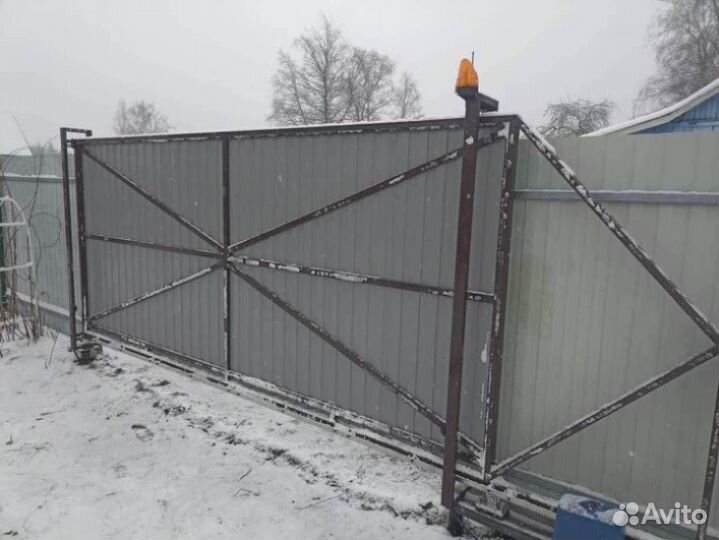 Откатные ворота под ключ