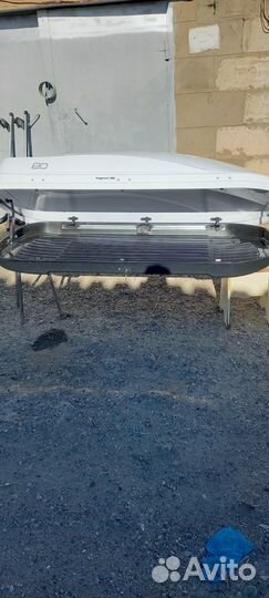 Бокс автомобильный магнум 420 (белый карбон) быстр