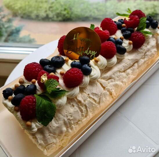 Меренговый рулет