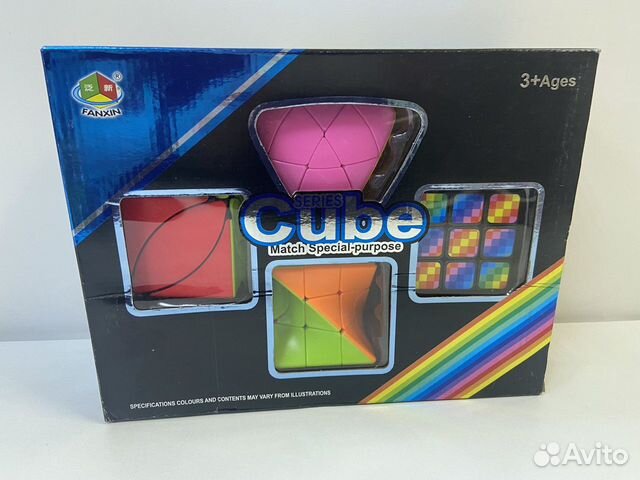 Набор кубиков головоломок 4в1