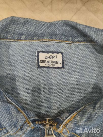 Джинсовая жилетка детская