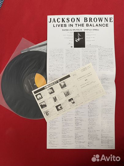 Jackson Browne – Lives In The Balance сост. NM