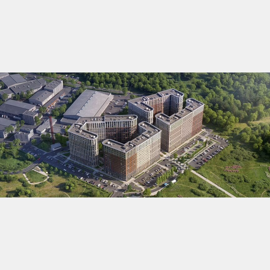 1-к. апартаменты, 51,1 м², 1/16 эт.