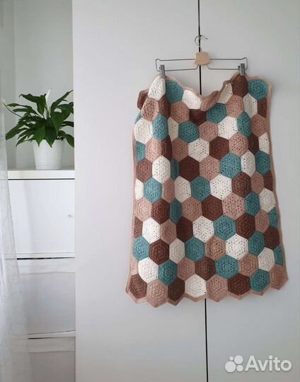 Детский плед 100 хлопок ручная работа