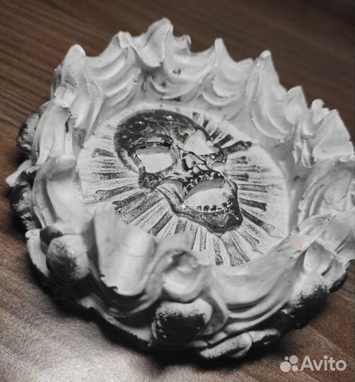 Пепельница из гипса