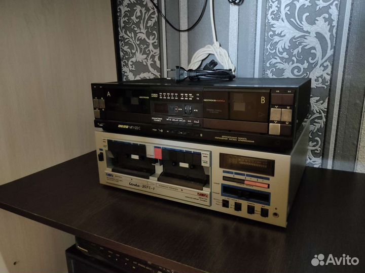 Кассетная дека вега122с