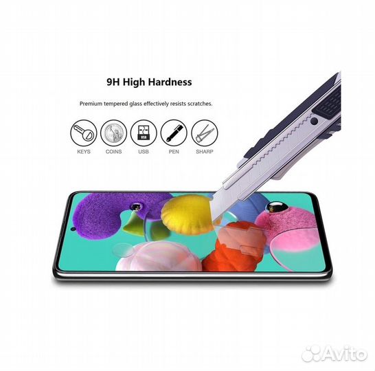 Стекло Ainy для Samsung Galaxy A72