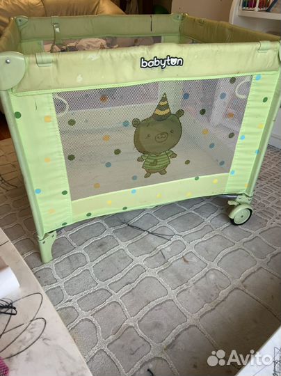 Манеж детский складной