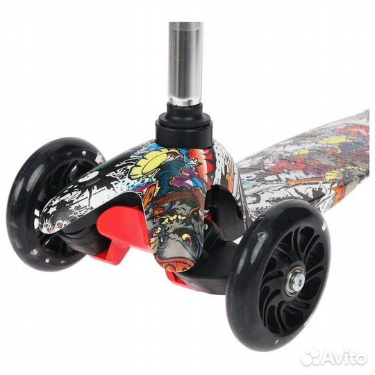 Самокат колеса световые