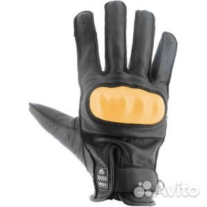 Мотоциклетные перчатки Роко Helstons, черное золот