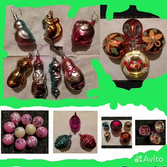 Елочные игрушки СССР