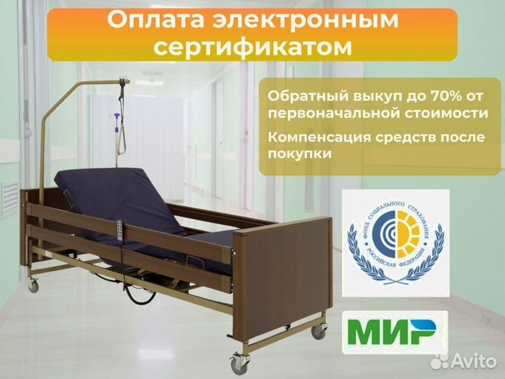 Кровать медицинская функциональная