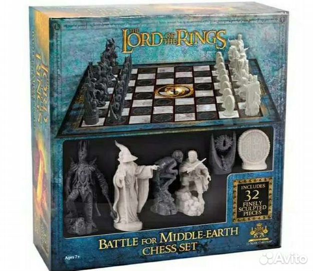 Новые шахматы Властелин колец в коробке