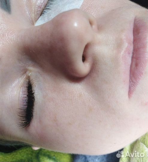 Наращивание ресниц, ламинирование+ботокс