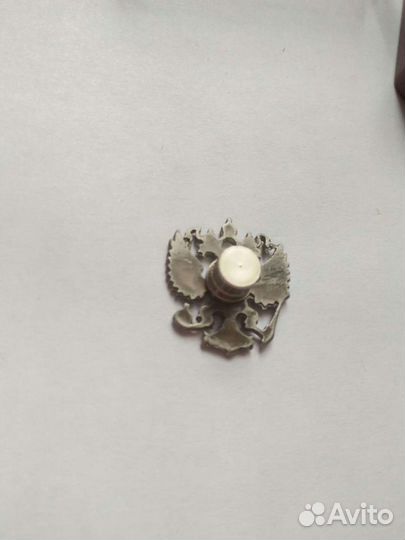 Знак герб России, фрачник, на закрутке