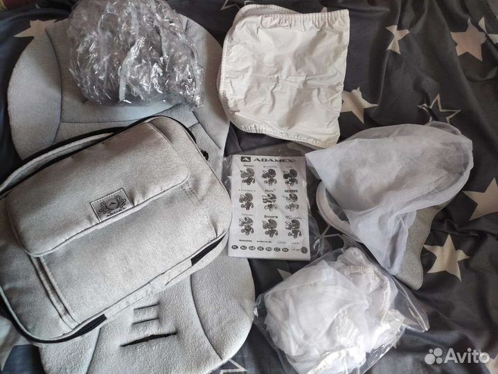 Коляска 2 в 1 adamex reggio