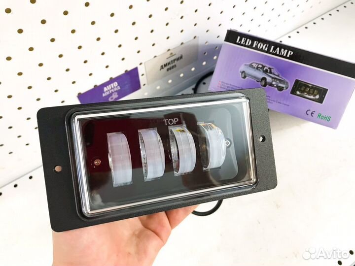 Противотуманки - птф LED ваз 2114 2110 2115 металл
