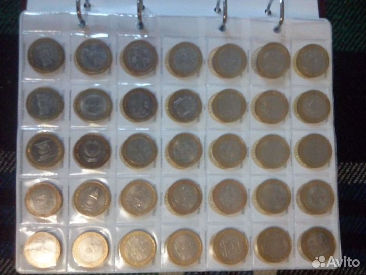 Монеты РФ альбом весь комплект с 2000