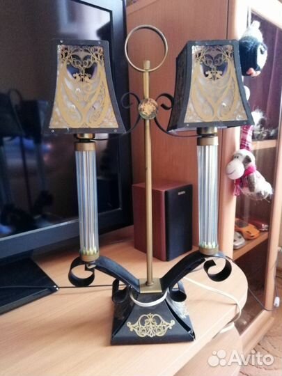 Настольная лампа СССР винтаж