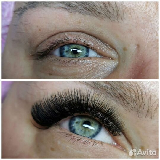 Наращивание ресниц на дому