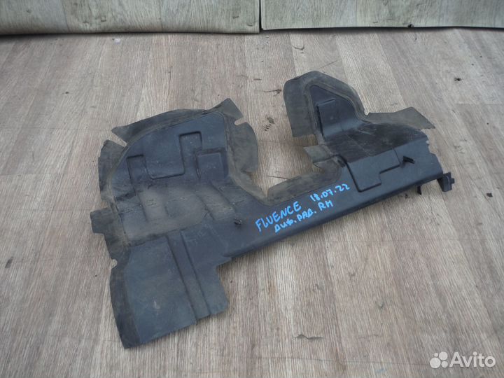 Дефлектор радиатора правый Renault Fluence 2013