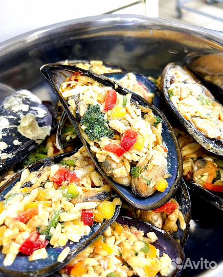 Оптом Гребешок и Мидии для запекания