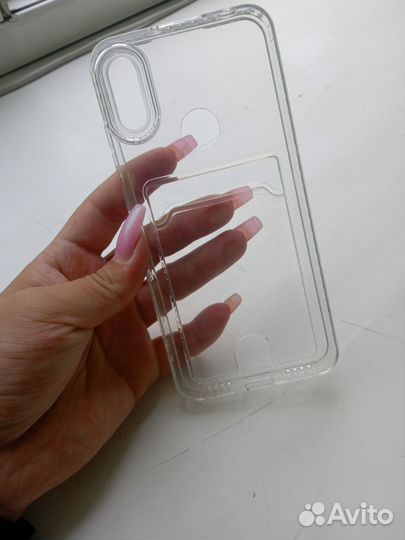 Чехол на Honor 8а (с кармашком для карты)