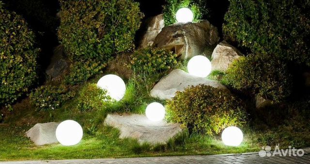 Световые уличные LED шары 220 В IP65 и IP68