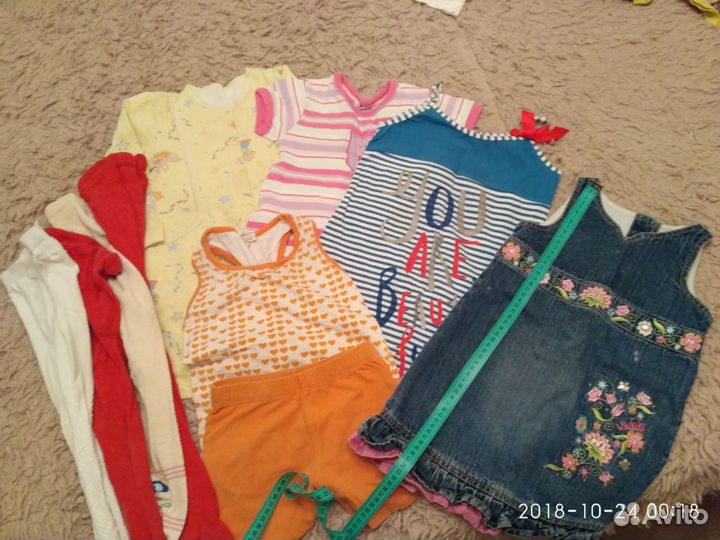 Одежда пакетом для девочки 1-3 года