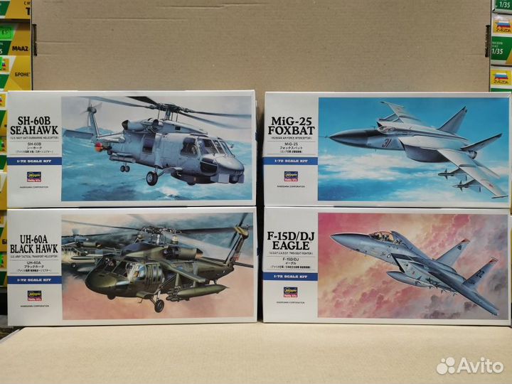 Сборные модели самолетов hasegawa 1 72 D