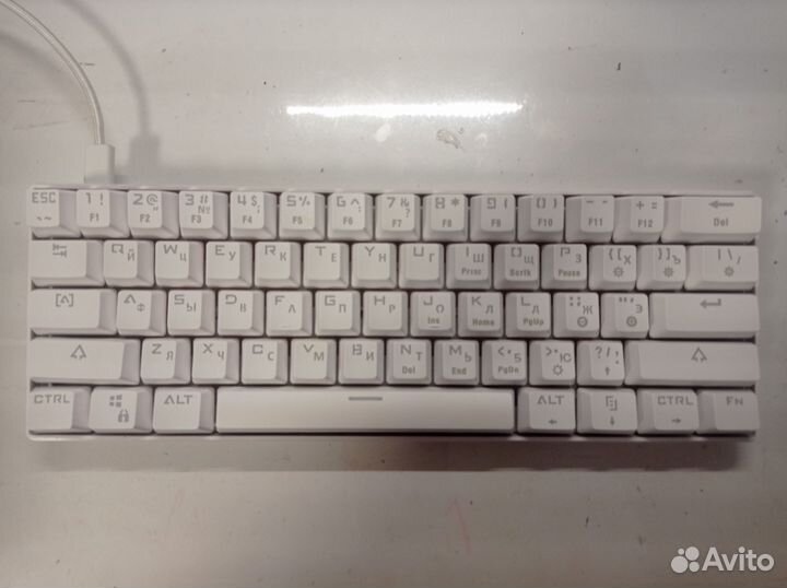 Клавиатура dexo tanto rgb white