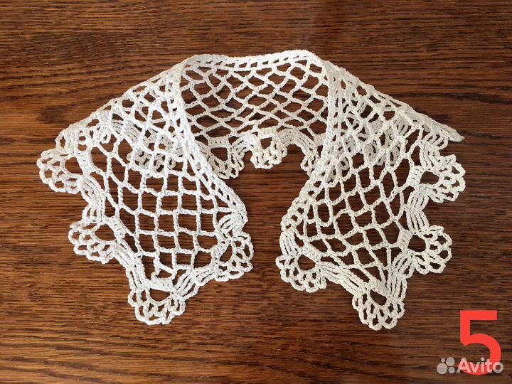 Воротничок ажурный ручная работа