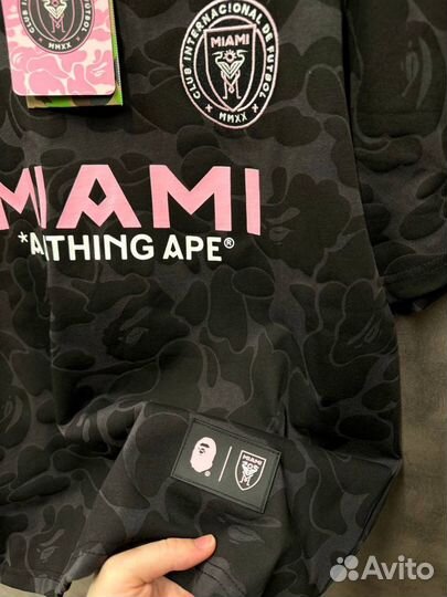 Топовая футболка Bape x Inter Miami(2024)