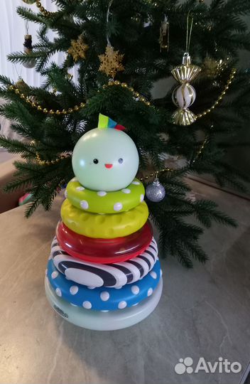 Elcигрушка 2в1 ELC Пирамидка