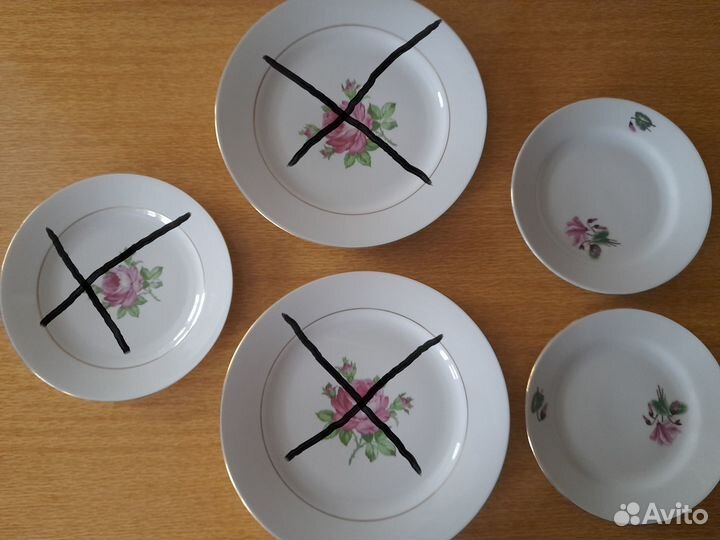 Тарелки Кахла гдр, Дулево, Пролетарий СССР